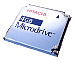 4GBのマイクロドライブ